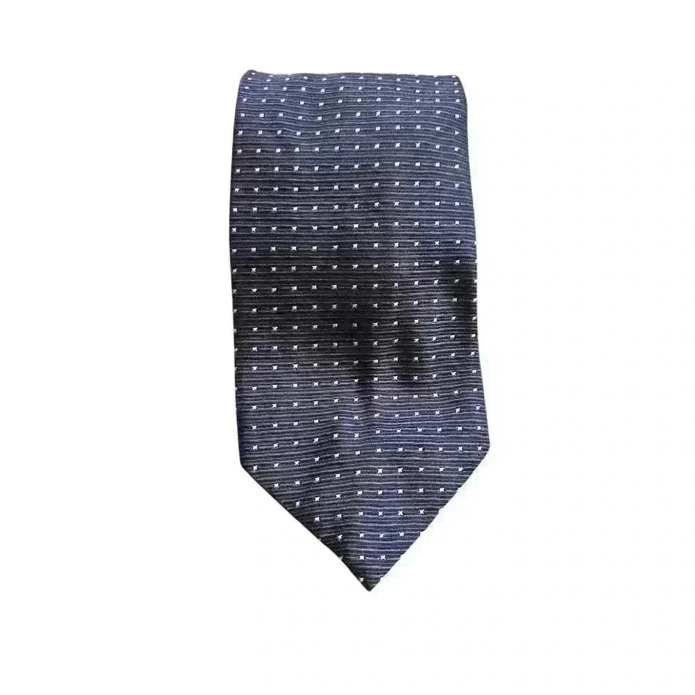 Armani Collezioni Men's Tie Gray Made in Italy 100% Silk #013 - Picture 2 of 7